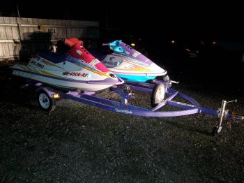  Salvage Polaris 2jetski+tr