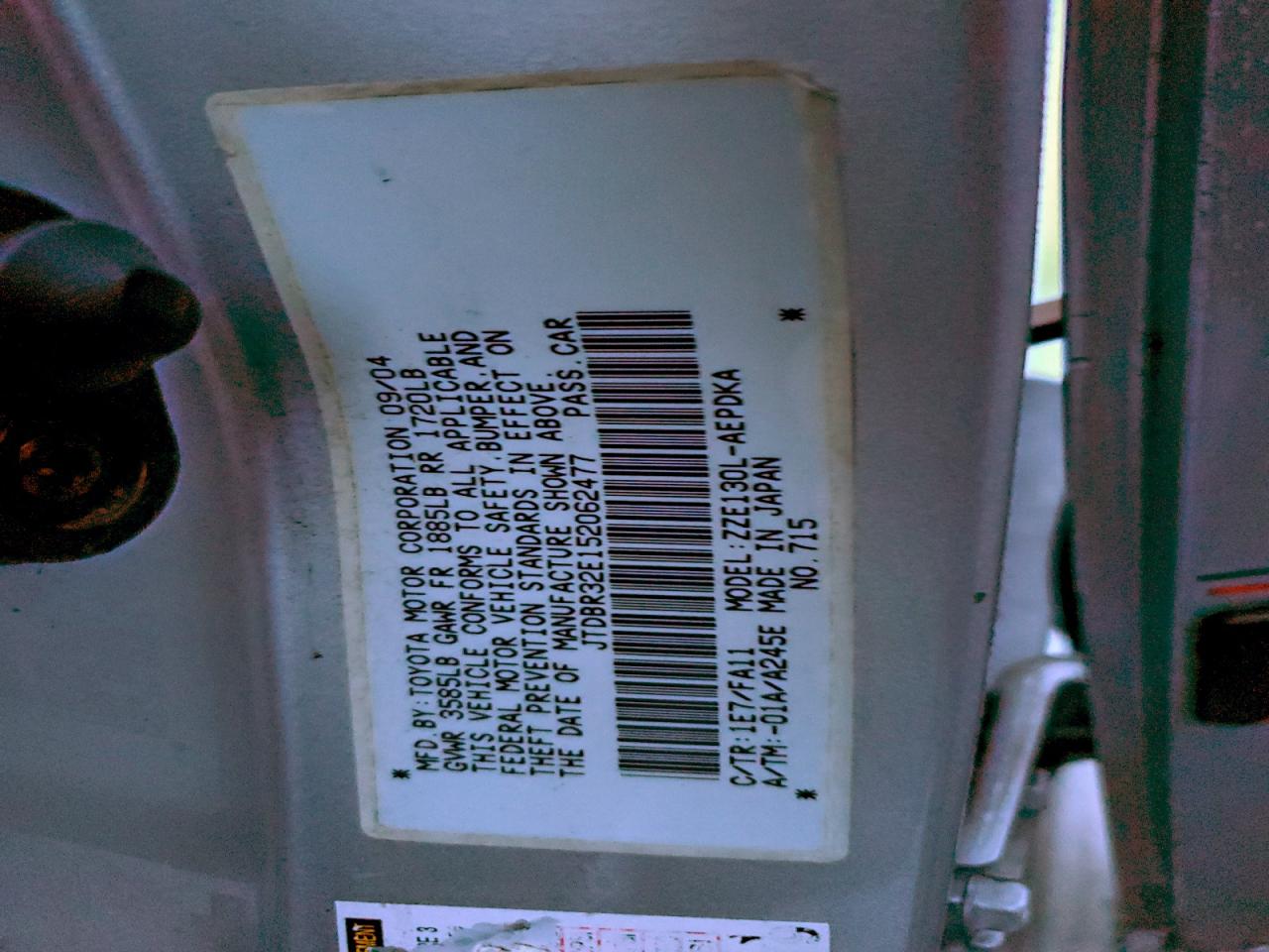 Toyota Corolla Ce Image 9