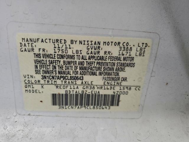 Nissan Versa S Image 12