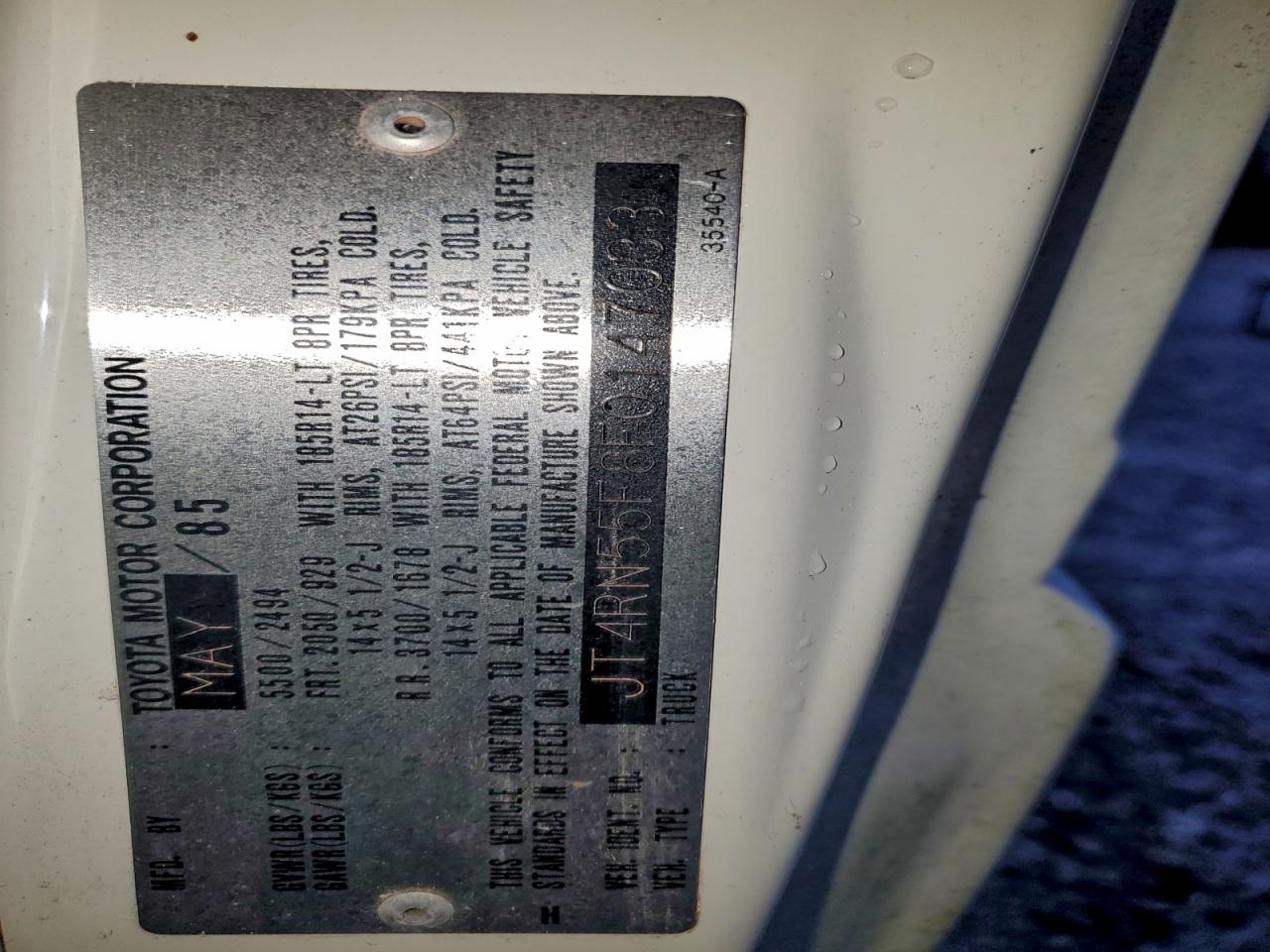 Toyota Pickup 1 Ton Long Bed Rn55 Image 11